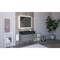 Castello Usa Nile 36" Wall Mounted Gray Vanity With Black Top And  Gold Handles CB-MC-36G-GLD-2053-BL - alternate 8